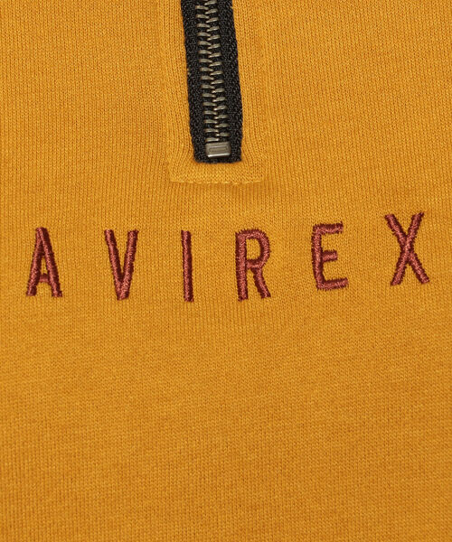 AVIREX（アヴィレックス）の「【直営店限定】AVIREX HARF ZIP SWEAT/ ハーフジップスウェット / アヴィレックス（スウェット・レディース・ブラック/オフホワイト/マスタード・FREE）」の13枚目の写真
