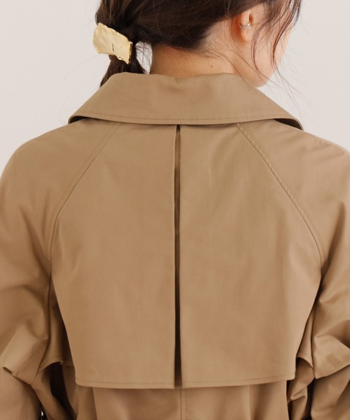 PUAL CE CIN（ピュアルセシン）の「ストライプキルトライナー付きトレンチコート（トレンチコート・レディース・グレー/ベージュ・FREE）」の20枚目の写真