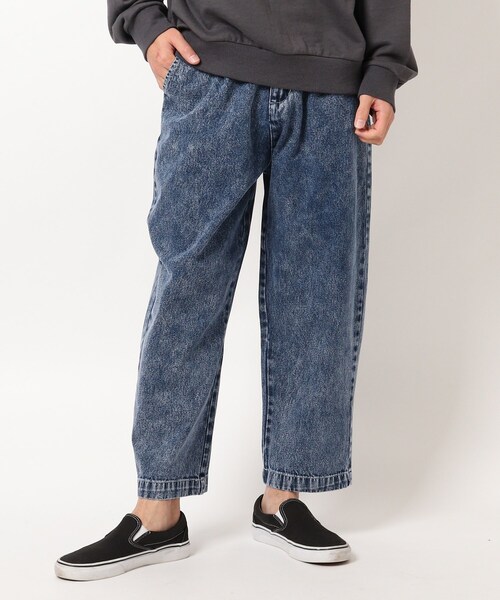 BASECONTROL(ベースコントロール)の「◆コットンデニム ワイドシルエットパンツ(デニムパンツ・メンズ・チャコールグレー/ライトブルー/ブラック/ネイビー/サックスブルー/ブルー/ブルー系・02/03/04)」の7枚目の写真