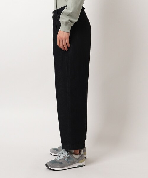 BASECONTROL(ベースコントロール)の「◆コットンデニム ワイドシルエットパンツ(デニムパンツ・メンズ・チャコールグレー/ライトブルー/ブラック/ネイビー/サックスブルー/ブルー/ブルー系・02/03/04)」の9枚目の写真