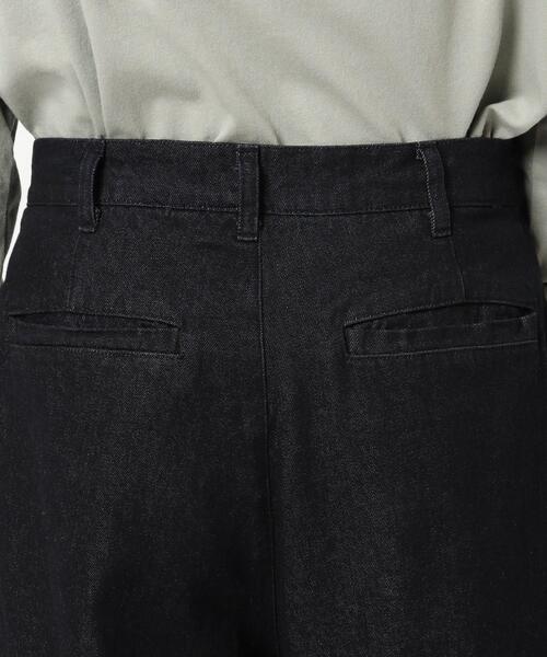 BASECONTROL(ベースコントロール)の「◆コットンデニム ワイドシルエットパンツ(デニムパンツ・メンズ・チャコールグレー/ライトブルー/ブラック/ネイビー/サックスブルー/ブルー/ブルー系・02/03/04)」の13枚目の写真