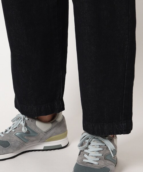 BASECONTROL(ベースコントロール)の「◆コットンデニム ワイドシルエットパンツ(デニムパンツ・メンズ・チャコールグレー/ライトブルー/ブラック/ネイビー/サックスブルー/ブルー/ブルー系・02/03/04)」の14枚目の写真