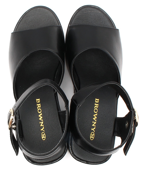 WEGO(ウィゴー)の「WEGO/フェイクレザー厚底サンダル(サンダル・レディース・ホワイト/ブラック/グリーン/パープル/イエロー/その他1・MEDIUM/LARGE)」の17枚目の写真