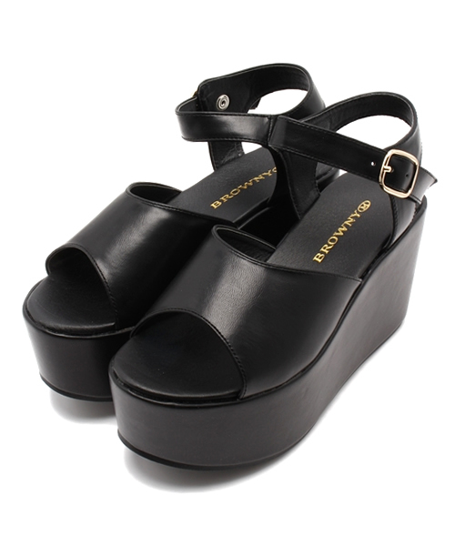 WEGO(ウィゴー)の「WEGO/フェイクレザー厚底サンダル(サンダル・レディース・ホワイト/ブラック/グリーン/パープル/イエロー/その他1・MEDIUM/LARGE)」の13枚目の写真