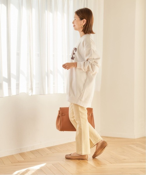 JOURNAL STANDARD(ジャーナルスタンダード)の「《追加》フェードロゴスウェット◆2(スウェット・レディース・ホワイト/ブラック/チャコールグレー/ベージュ・FREE)」の8枚目の写真