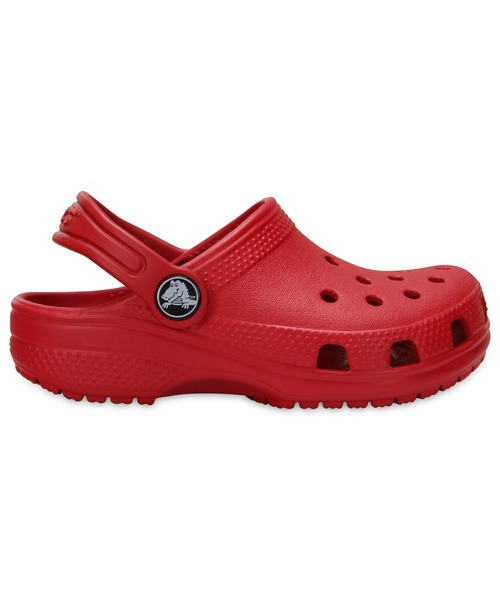 crocs（クロックス）の「クロックス クラシック クロッグ キッズ サンダル / crocs Classic Clog Kids Sandal（サンダル・キッズ・ホワイト/ライトブルー/ブラック/ベージュ/パープル/ネイビー/レッド/ピンク/オレンジ/ブルー/グリーン系その他/ブルー系その他/イエロー系その他/レモンイエロー/ブルー系その他3/オレンジ系その他3/グリーン系その他4/ピンク系その他6/レッド系その他/イエロー/ピンク系その他7/ブルー系その他4・18cm/19cm/20cm/21cm/18.5cm/19.5cm）」の19枚目の写真