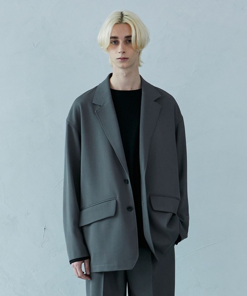 【セットアップ】PUBLIC TOKYO AQUA WOOL カルゼsize1 PUBLIC TOKYO（パブリックトウキョウ）の「AQUA WOOLカルゼ