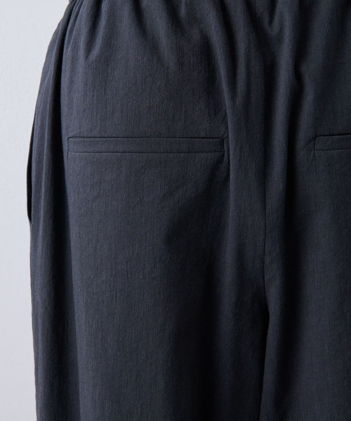 BEARDSLEY（ビアズリー）の「3サイズ展開 麻混トラックバギー（その他パンツ・レディース・ダークグレー/ブルー/ホワイト・1/2/0）」の17枚目の写真