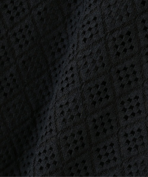 N.（N. Natural Beauty Basic）（エヌエヌナチュラルビューティーベーシック）の「◆ボリュームフレアレーススカート（スカート・レディース・オフホワイト/ブラック/モカ・MEDIUM）」の22枚目の写真