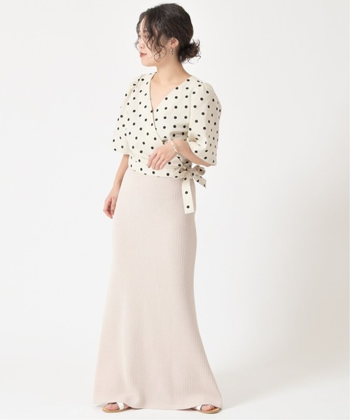 SPICK &amp; SPAN カシュクールフレアブラウス　36 セール】カシュクールフレアブラウス◇（シャツ/ブラウス）｜U by