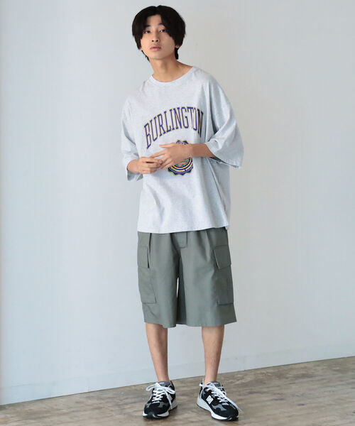 BeAMS DOT（ビームスドット）の「【WEB限定】BeAMS DOT / カレッジ プリントTシャツ（Tシャツ/カットソー・メンズ・ライトグレー/グリーン・MEDIUM/LARGE）」の12枚目の写真