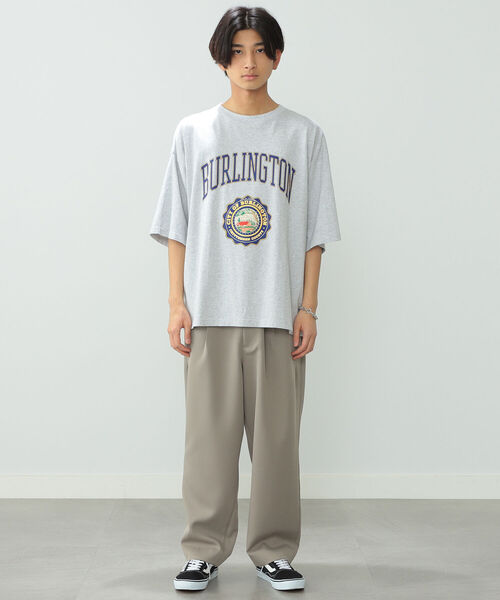 BeAMS DOT（ビームスドット）の「【WEB限定】BeAMS DOT / カレッジ プリントTシャツ（Tシャツ/カットソー・メンズ・ライトグレー/グリーン・MEDIUM/LARGE）」の21枚目の写真