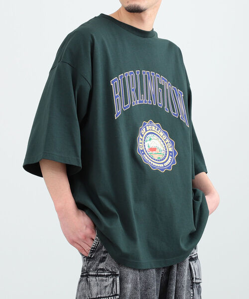 BeAMS DOT（ビームスドット）の「【WEB限定】BeAMS DOT / カレッジ プリントTシャツ（Tシャツ/カットソー・メンズ・ライトグレー/グリーン・MEDIUM/LARGE）」の16枚目の写真