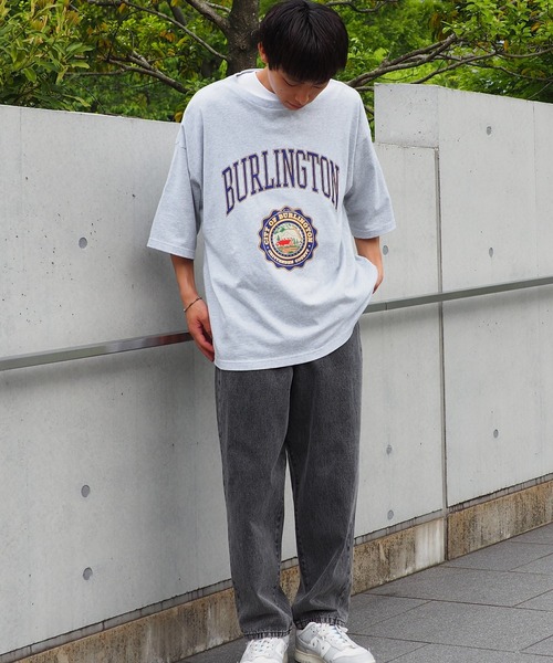 BeAMS DOT（ビームスドット）の「【WEB限定】BeAMS DOT / カレッジ プリントTシャツ（Tシャツ/カットソー・メンズ・ライトグレー/グリーン・MEDIUM/LARGE）」の22枚目の写真