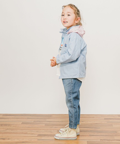 BAYFLOW（ベイフロー）の「【撥水加工付き】[KIDS]マウンテンパーカー（マウンテンパーカー・キッズ・カーキ/サックスブルー・110cm/120cm/130cm/140cm）」の7枚目の写真