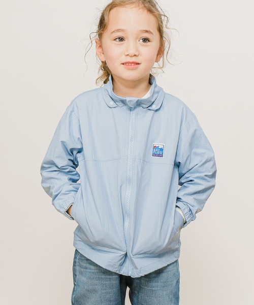 BAYFLOW（ベイフロー）の「【撥水加工付き】[KIDS]マウンテンパーカー（マウンテンパーカー・キッズ・カーキ/サックスブルー・110cm/120cm/130cm/140cm）」の8枚目の写真