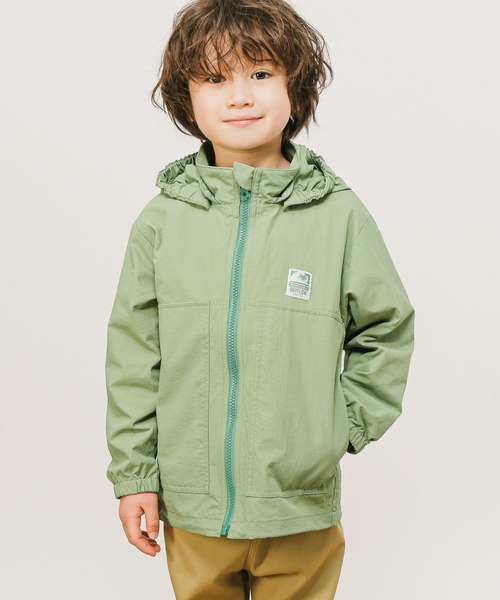 BAYFLOW（ベイフロー）の「【撥水加工付き】[KIDS]マウンテンパーカー（マウンテンパーカー・キッズ・カーキ/サックスブルー・110cm/120cm/130cm/140cm）」の4枚目の写真