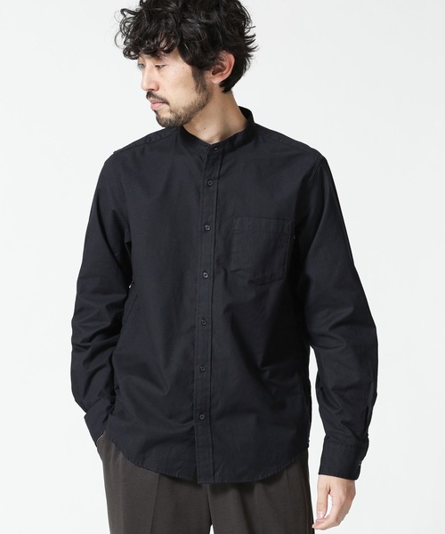 バンドカラーシャツ シャツ ブラウス Nano Universe ナノユニバース のファッション通販 Zozotown