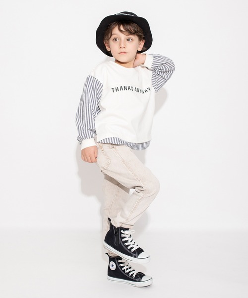 BRANSHES（ブランシェス）の「【マカロンデニム】カラーロングパンツ（デニムパンツ・キッズ・ブラウン/オレンジ/グリーン・90/130/120/150/140/110/100）」の11枚目の写真