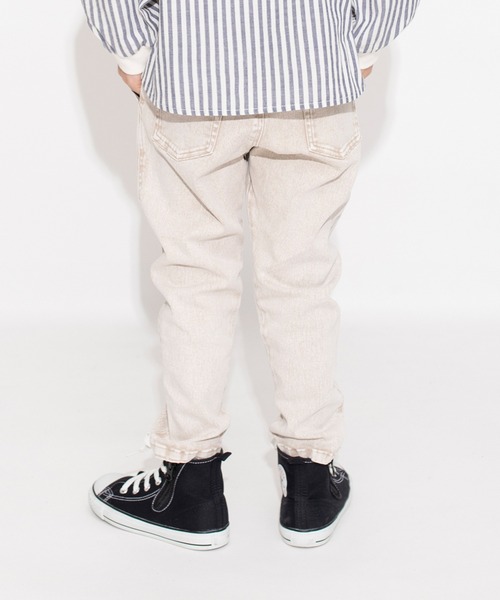 BRANSHES（ブランシェス）の「【マカロンデニム】カラーロングパンツ（デニムパンツ・キッズ・ブラウン/オレンジ/グリーン・90/130/120/150/140/110/100）」の8枚目の写真