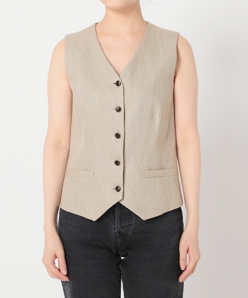 【新品】Plage Linen ベスト linen nuance ベスト（ベスト）｜Plage（プラージュ）の通販
