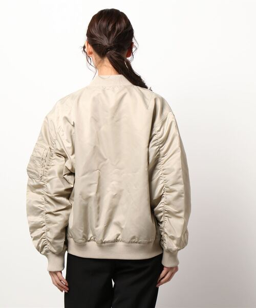 Lugnoncure（ルノンキュール）の「ミリタリーブルゾン（ミリタリージャケット・レディース・ブラック/ベージュ/カーキ・ﾌﾘ-）」の5枚目の写真