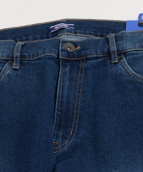 OUTDOOR PRODUCTS（アウトドアプロダクツ）の「OUTDOOR PRODUCTS/アウトドアプロダクツ 5ポケット ストレッチ デニム パンツ ジーンズ ジーパン（デニムパンツ・メンズ・ベージュ/ネイビー/ワンウォッシュ/ブラック・88/91/82/85/79）」の17枚目の写真