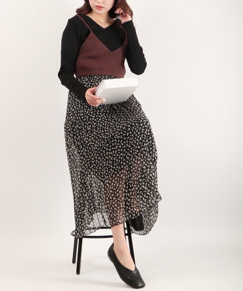 EACH.（イーチ）の「EACH ビスチェ+テレコカットソー（Tシャツ/カットソー・レディース・ブラック/パープル/グレー・FREE）」の11枚目の写真