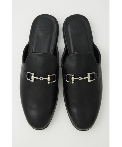 AZUL by moussy（アズールバイマウジー）の「BIT FAUX LEATHER SANDALS/ビットフェイクレザーサンダル（サンダル・メンズ・ブラック/グリーン・MEDIUM/LARGE）」の7枚目の写真