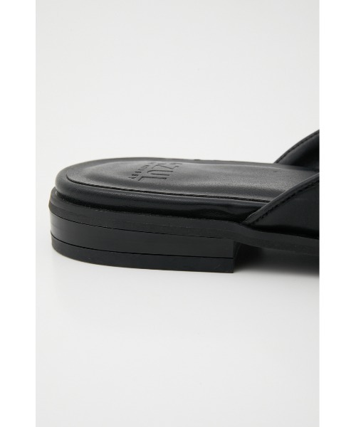 AZUL by moussy（アズールバイマウジー）の「BIT FAUX LEATHER SANDALS/ビットフェイクレザーサンダル（サンダル・メンズ・ブラック/グリーン・MEDIUM/LARGE）」の9枚目の写真