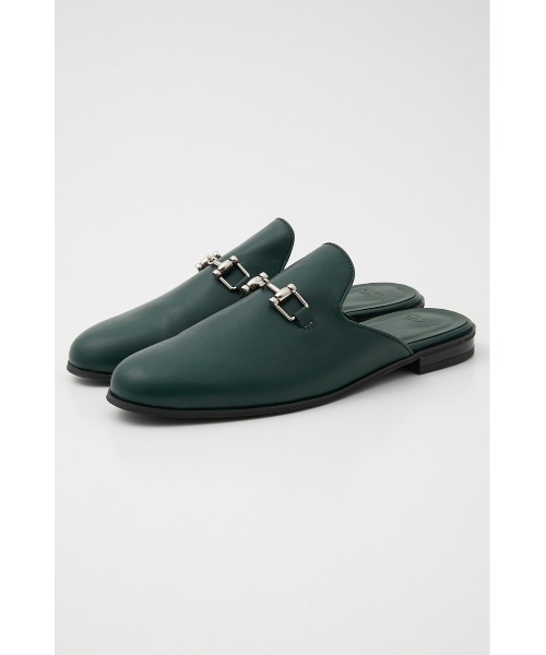 AZUL by moussy（アズールバイマウジー）の「BIT FAUX LEATHER SANDALS/ビットフェイクレザーサンダル（サンダル・メンズ・ブラック/グリーン・MEDIUM/LARGE）」の13枚目の写真