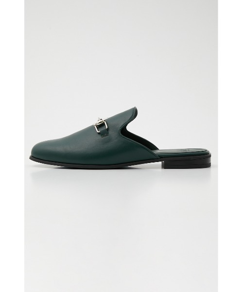 AZUL by moussy（アズールバイマウジー）の「BIT FAUX LEATHER SANDALS/ビットフェイクレザーサンダル（サンダル・メンズ・ブラック/グリーン・MEDIUM/LARGE）」の14枚目の写真