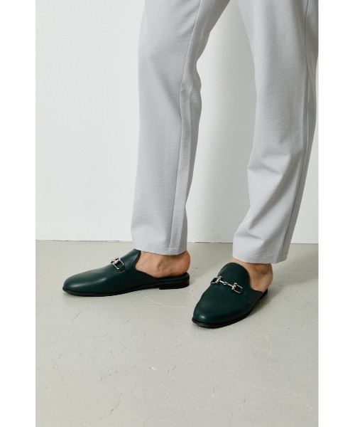 AZUL by moussy（アズールバイマウジー）の「BIT FAUX LEATHER SANDALS/ビットフェイクレザーサンダル（サンダル・メンズ・ブラック/グリーン・MEDIUM/LARGE）」の11枚目の写真