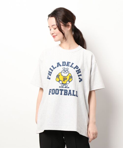 Champion（チャンピオン）の「Champion チャンピオン リバースウィーブTシャツ（Tシャツ/カットソー・レディース・オフホワイト・M/L/S）」の11枚目の写真