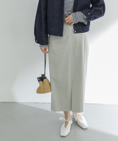 URBAN RESEARCH（アーバンリサーチ）の「ハイウエストタイトスカート（スカート・レディース・グレー/グレー系その他・36/38）」の5枚目の写真