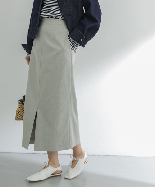 URBAN RESEARCH（アーバンリサーチ）の「ハイウエストタイトスカート（スカート・レディース・グレー/グレー系その他・36/38）」の8枚目の写真