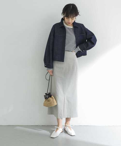 URBAN RESEARCH（アーバンリサーチ）の「ハイウエストタイトスカート（スカート・レディース・グレー/グレー系その他・36/38）」の9枚目の写真