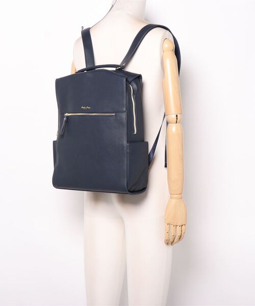 【セール】Legato Largo レガートラルゴ / PC収納 フェイクレザー バックパック リュック LG-E1312（バックパック/リュック）｜Legato Largo（レガートラルゴ）