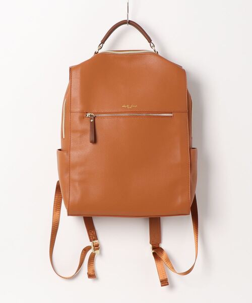 【セール】Legato Largo レガートラルゴ / PC収納 フェイクレザー バックパック リュック LG-E1312（バックパック/リュック）｜Legato Largo（レガートラルゴ）