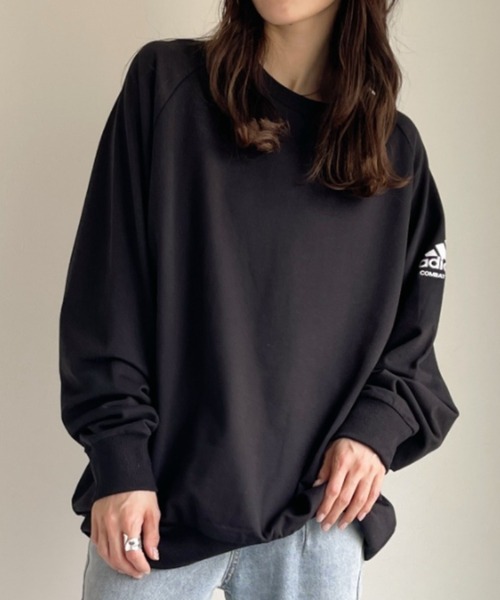 adidas レトロロゴ スウェットトレーナー グレー XS アディダスオリジナルス adidas originals トレーナー