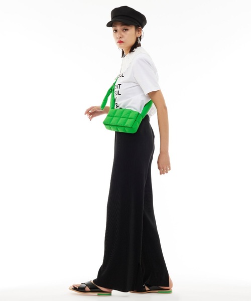 Narcissus（ナルシス）の「【Narcissus WEBSTORE 限定商品】プリーツイージーパンツ（その他パンツ・レディース・ブラック/ピンク/ブルー/グリーン・FREE）」の5枚目の写真