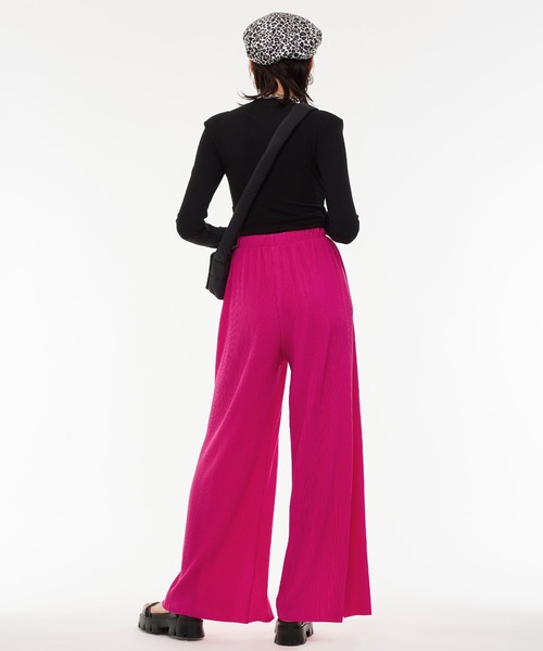 Narcissus（ナルシス）の「【Narcissus WEBSTORE 限定商品】プリーツイージーパンツ（その他パンツ・レディース・ブラック/ピンク/ブルー/グリーン・FREE）」の12枚目の写真