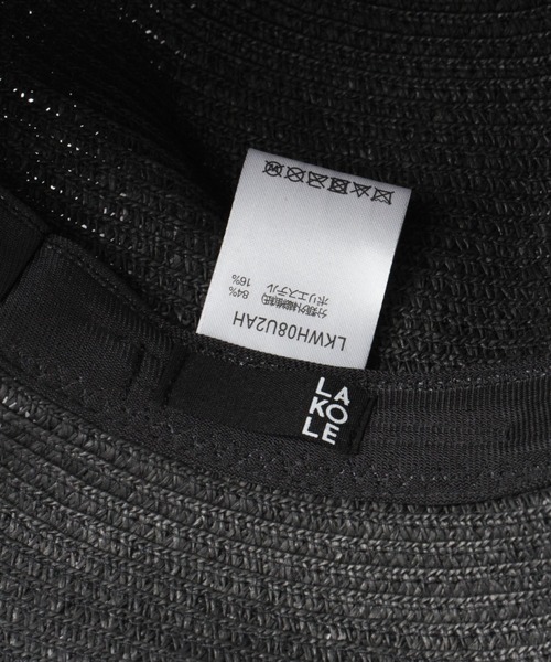 LAKOLE（ラコレ）の「ペーパーブレードハット / 263594（ハット・レディース・ブラック/ナチュラル・FREE）」の14枚目の写真