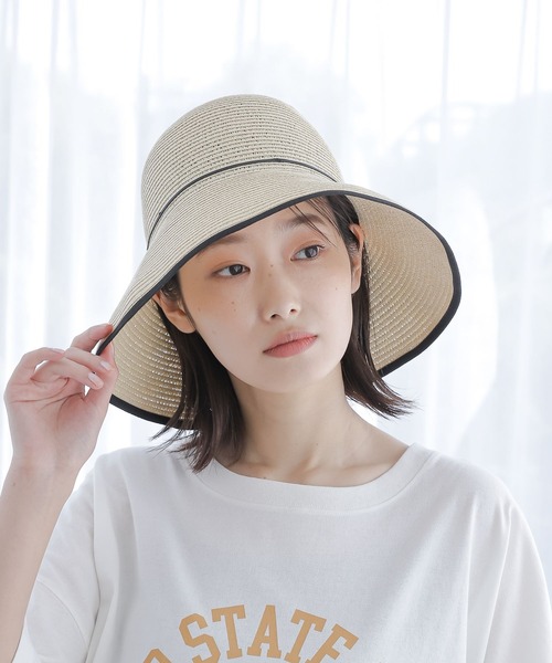 LAKOLE（ラコレ）の「ペーパーブレードハット / 263594（ハット・レディース・ブラック/ナチュラル・FREE）」の18枚目の写真