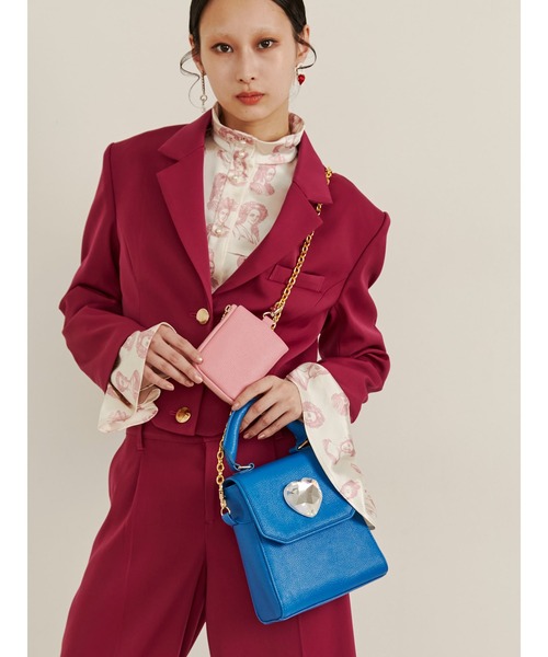 PAMEO POSE ハート バッグ  Heart Multi Bag PAMEO POSE（パメオポーズ）の「Meta Heart Multi Bag