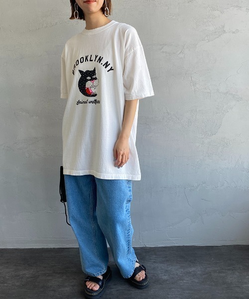 tシャツ FUNG/ファング　BASIC TEE BROOKLYN　Ｔシャツ レディース FUNG（ファング）の「FUNG/ファング Basic Tee brooklyn 半袖T