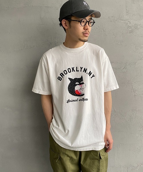 FUNG/ファング] BROOKLYN プリントTシャツ（Tシャツ/カットソー