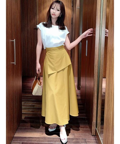 RESEXXY(リゼクシー)の「フレンチスリーブカットトップス(Tシャツ/カットソー・レディース・オフホワイト/ブラック/ミント/ブラウン・FREE)」の13枚目の写真