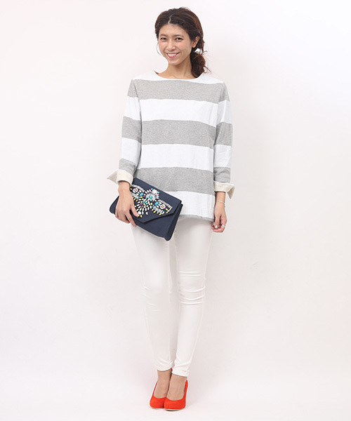 mystic（ミスティック）の「スキニーパンツ（その他パンツ・レディース・ネイビー/ブラック/オフホワイト・1/0/2）」の14枚目の写真