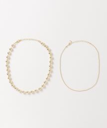 atmos pink | atmos pink ボールチェーン 2連ネックレス(ネックレス)